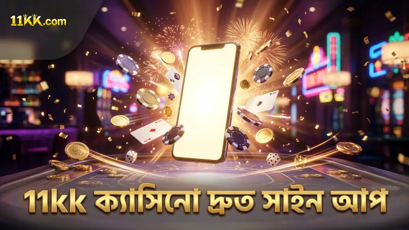 11kk ক্যাসিনোর দ্রুত সাইন আপ প্রক্রিয়া অনলাইনে সুবিধা দেয়